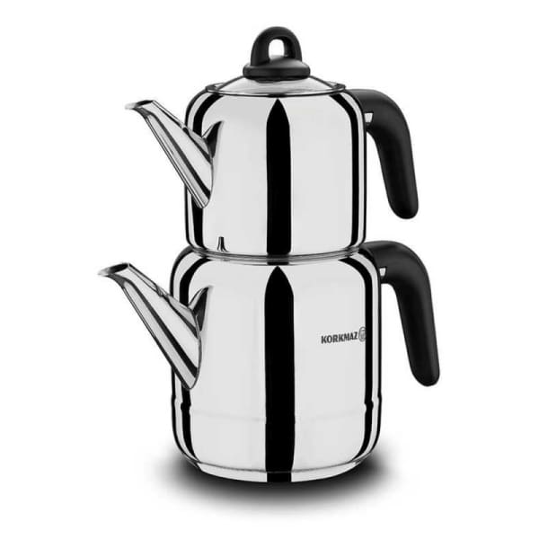 Set de théières KORKMAZ 1.9L Inox (A048-03) Set de théières KORKMAZ 1.9L Inox (A048-03)